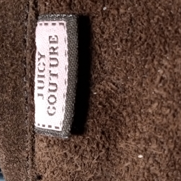 NWOB - Juicy Couture - Signature Chocolate Brown Suede Knee-high Boots. Size 8.5 - Picture 12 of 12